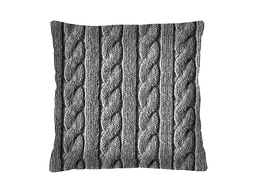 Poduszka dekoracyjna Diecca 40x40 cm z motywem swetra 