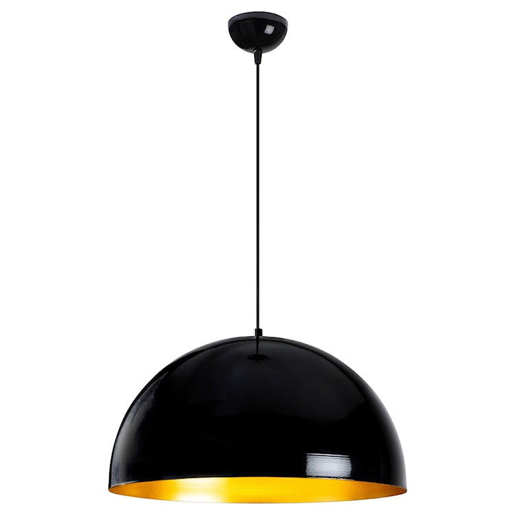 Lampa wisząca Theyro półokrągła średnica 50 cm czarna  - zdjęcie 2