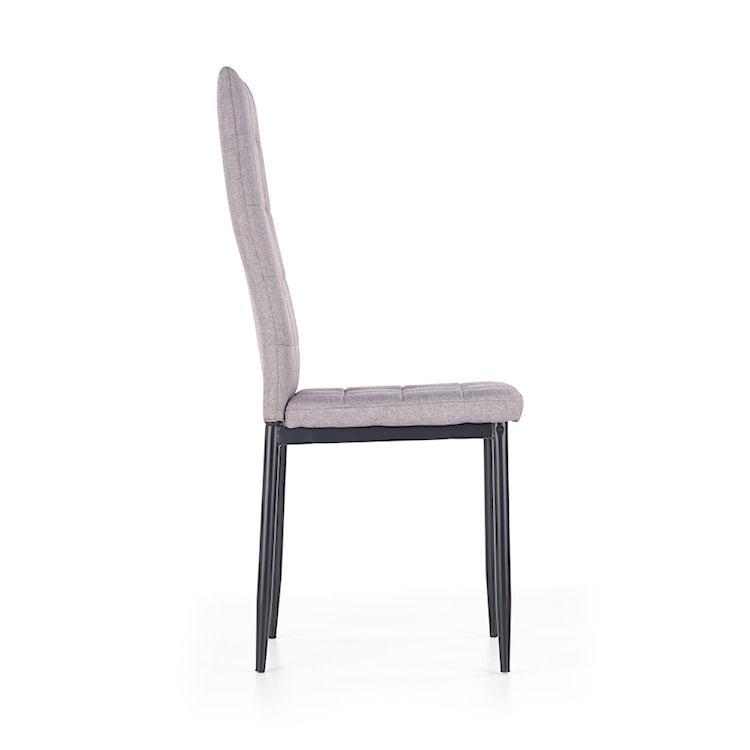 Krzesło tapicerowane Zavala szare  - zdjęcie 2
