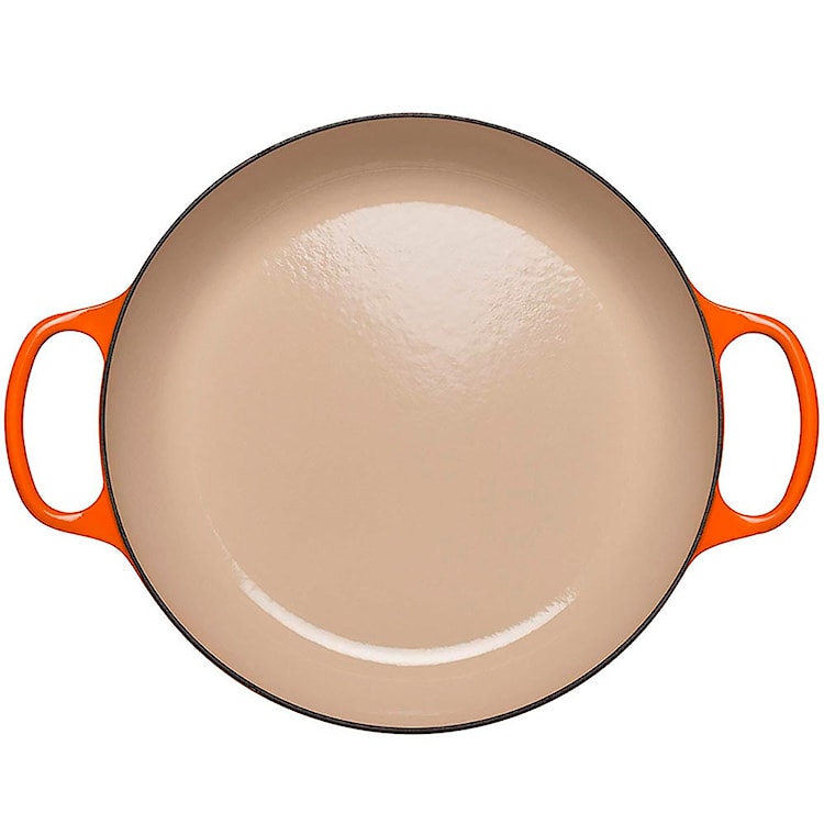 Le Creuset - Garnek żeliwny Signature Gourmet 30 cm pomarańczowy  - zdjęcie 6