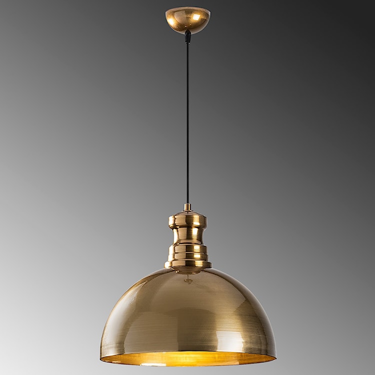 Lampa wisząca Theyro półokrągła średnica 40 cm złota  - zdjęcie 4