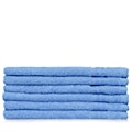 Zestaw sześciu ręczników Bainrow 30/50 cm niebieski  - zdjęcie 6