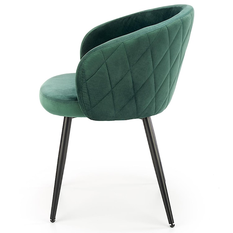 Krzesło tapicerowane Meadrang zielone  - zdjęcie 3