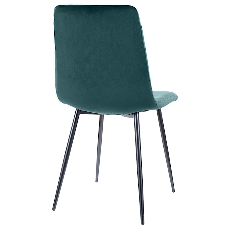 Krzesło tapicerowane Bermand zielone  - zdjęcie 4