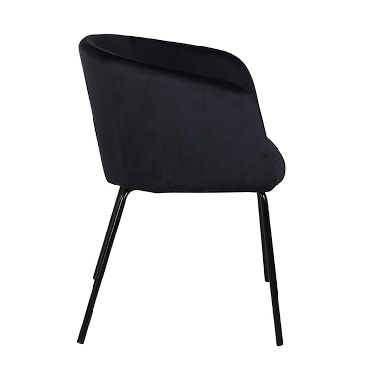 Krzesło tapicerowane Ressator czarny velvet  - zdjęcie 5