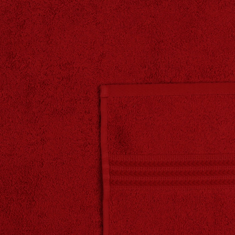 Ręcznik do kąpieli Bainrow 70/140 cm czerwony  - zdjęcie 6