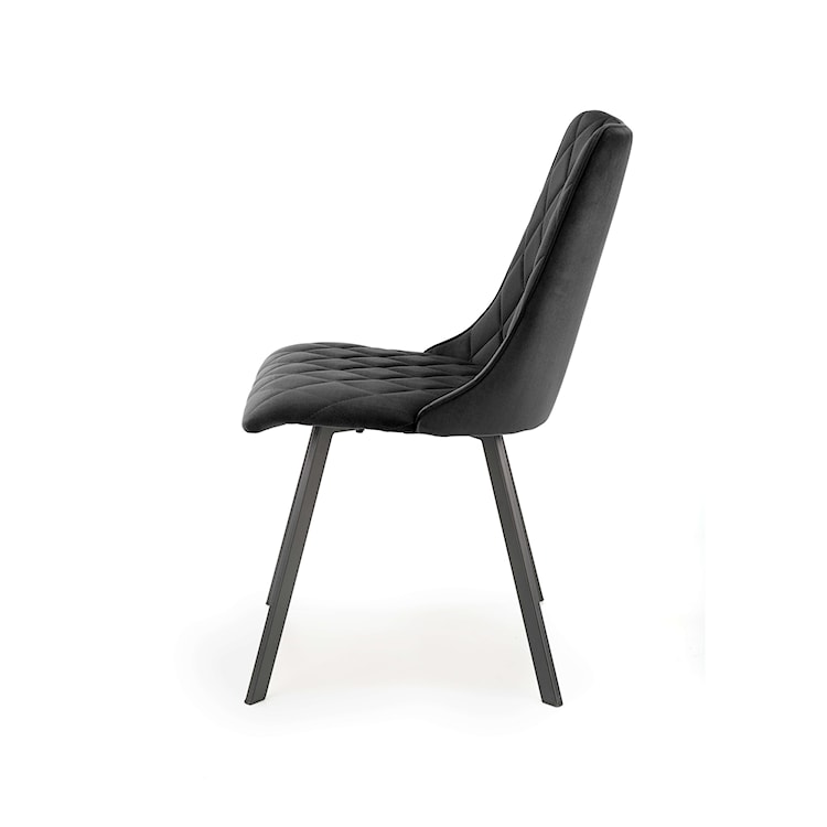 Krzesło tapicerowane Dreasies czarne  - zdjęcie 6