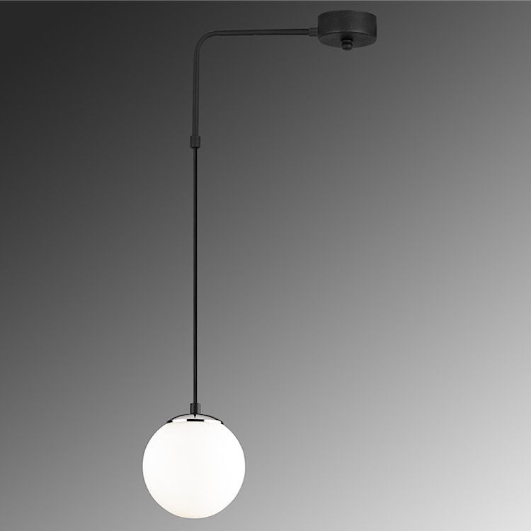 Lampa wisząca Illurked 100 cm czarno-srebrna  - zdjęcie 4