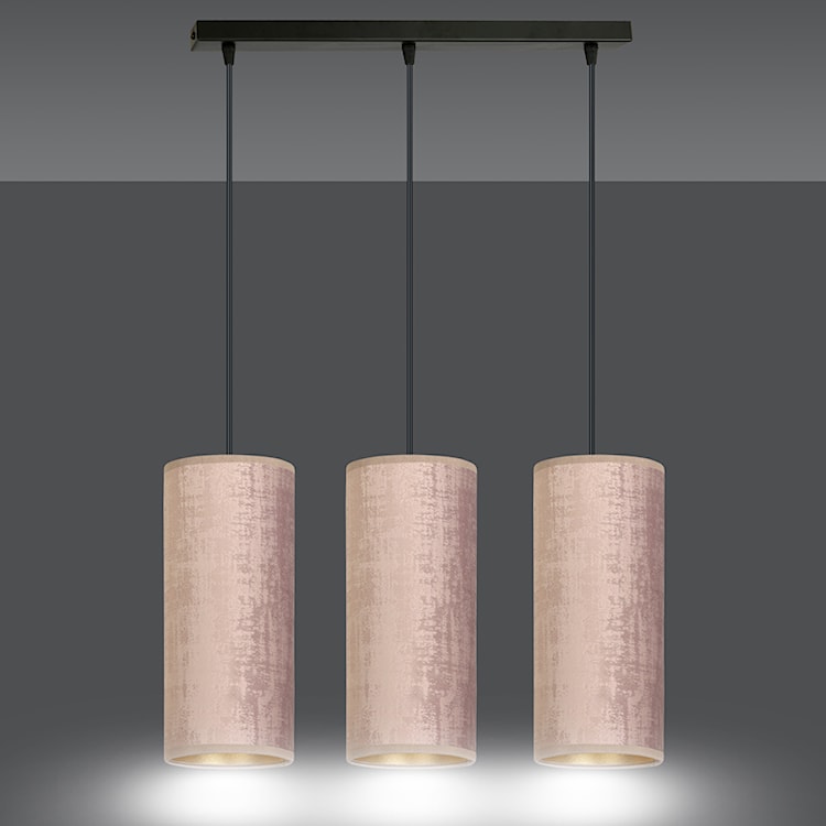 Lampa wisząca Bonett x3 50 cm różowa  - zdjęcie 7