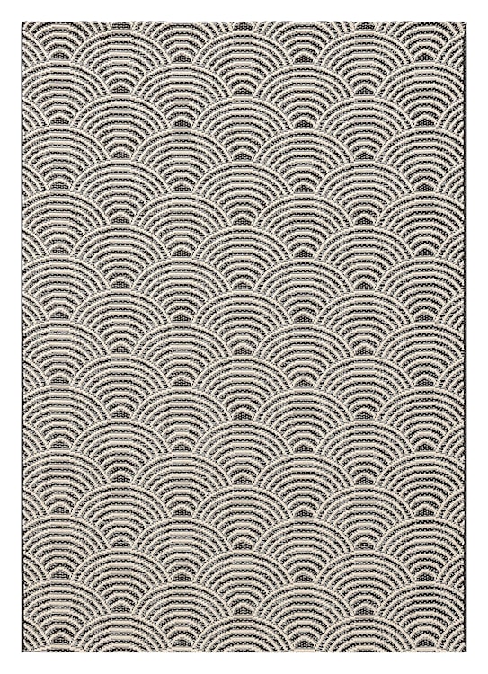 Dywan Jersey 170x120 cm beżowo-czarny