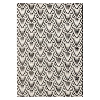 Dywan Jersey 170x120 cm beżowo-czarny