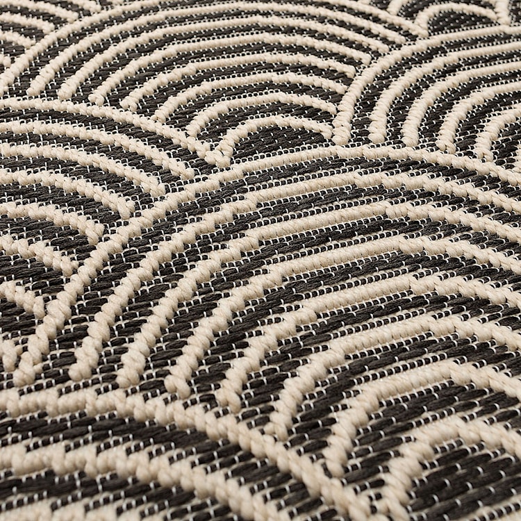 Dywan Jersey 170x120 cm beżowo-czarny  - zdjęcie 2