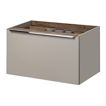 Szafka pod umywalkę Olimmi 80 cm szara/dąb santa 