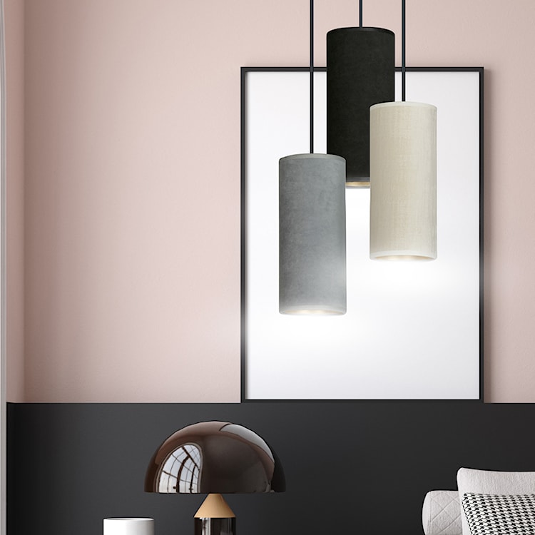 Lampa wisząca Bonett x3 asymetryczna średnica 35 cm mix kolorów  - zdjęcie 3