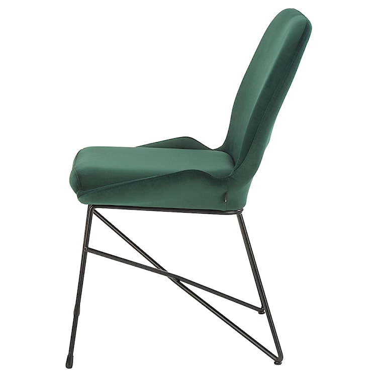 Krzesło tapicerowane Instours zielone  - zdjęcie 2