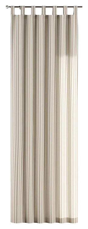 Zasłona na szelkach Quadro 240x130 cm beżowo-biała 