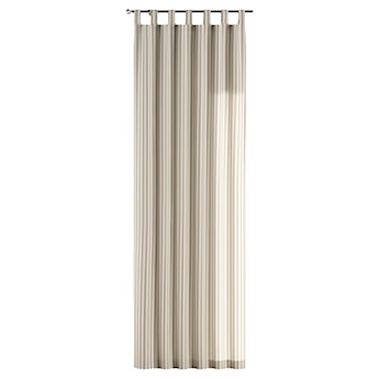 Zasłona na szelkach Quadro 240x130 cm beżowo-biała