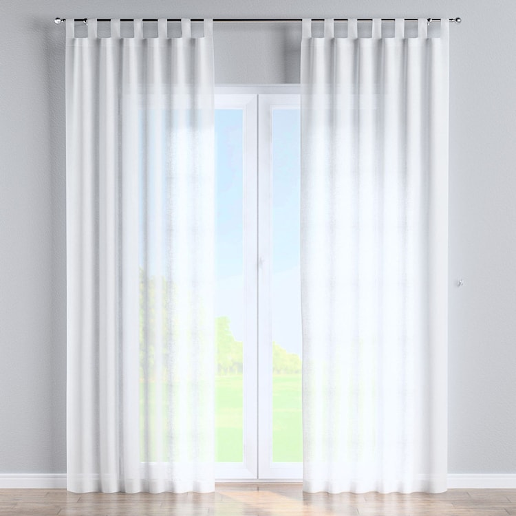 Zasłona na szelkach Romantica 250x140 cm kremowa  - zdjęcie 3