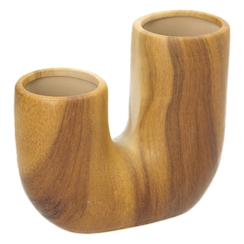 Wazon Wilhelmy 17x15 cm brązowy