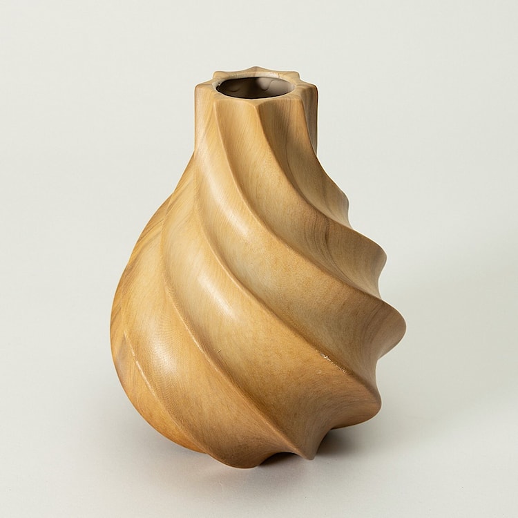 Wazon Wilhelmy 22x17 cm brązowy  - zdjęcie 2