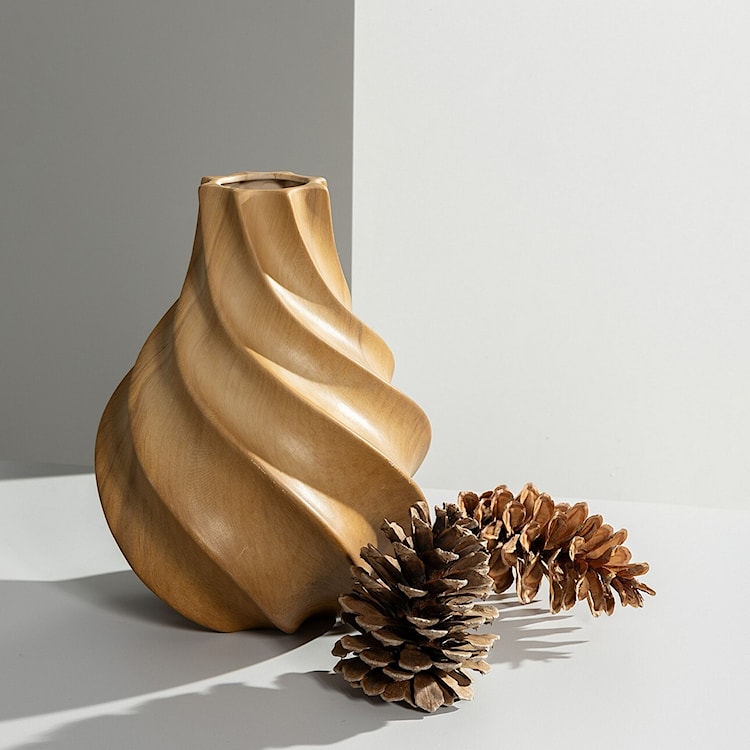 Wazon Wilhelmy 22x17 cm brązowy  - zdjęcie 4