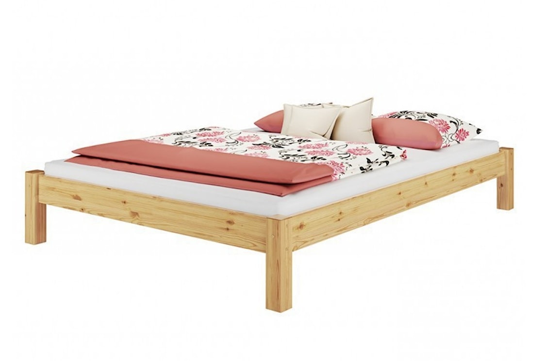 Łóżko drewniane Latteria 180/200 Bejca biała  - zdjęcie 5