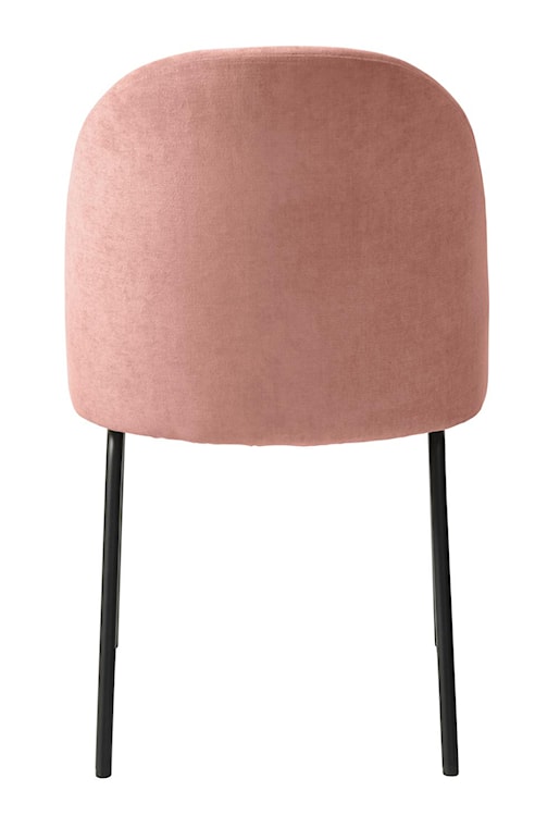 Krzesło tapicerowane Nelicials różowy szenil  - zdjęcie 4