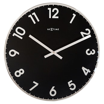 Zegar ścienny Reflect 43 cm czarny