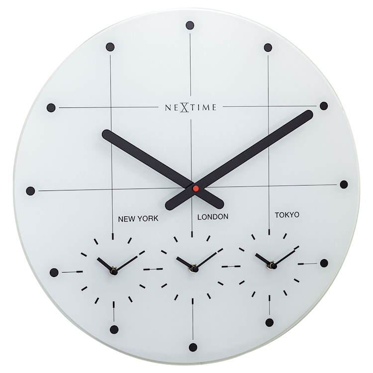 Zegar ścienny Big City 43 cm biały 