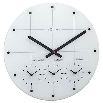 Zegar ścienny Big City 43 cm biały
