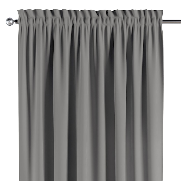 Zasłona na kanale Crema 250x140 cm szara  - zdjęcie 2