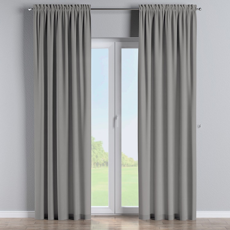 Zasłona na kanale Crema 250x140 cm szara  - zdjęcie 3