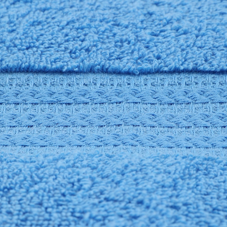 Ręcznik do kąpieli Bainrow 70/140 cm niebieski  - zdjęcie 8