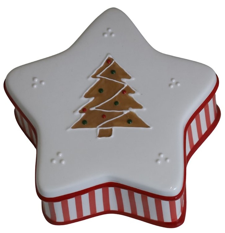 Pojemnik Rowrinn świąteczny biało-czerwony 