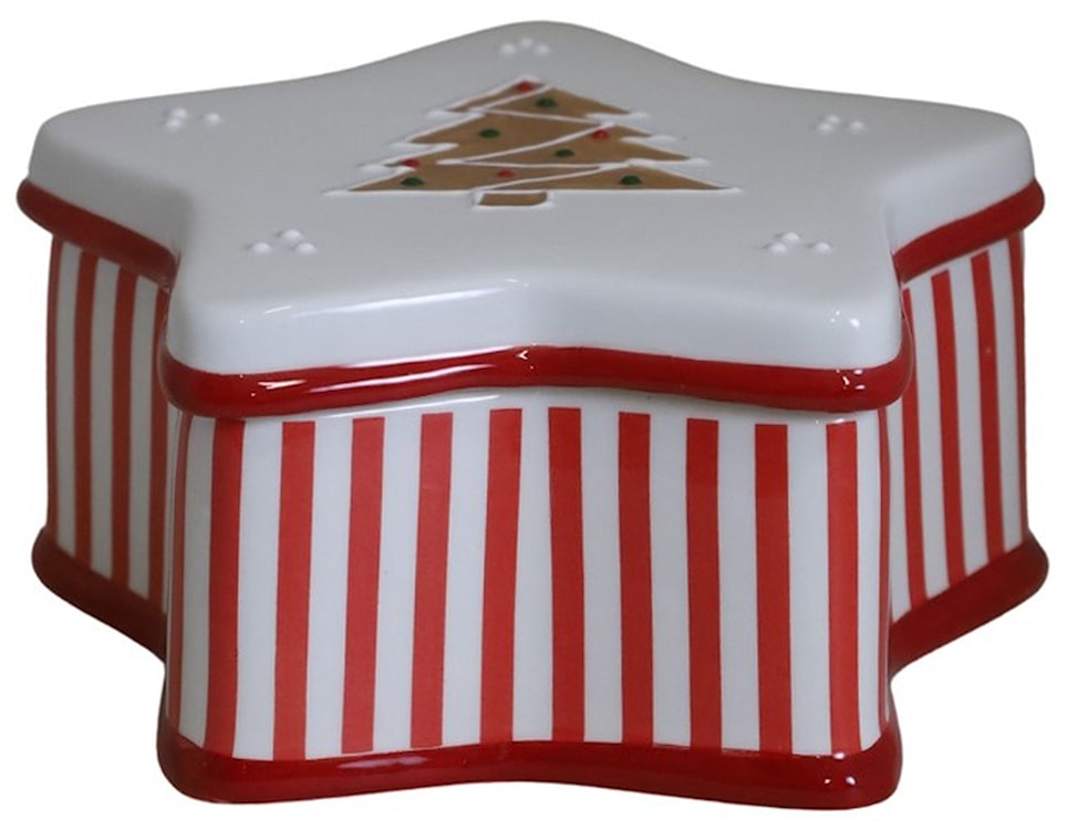 Pojemnik Rowrinn świąteczny biało-czerwony  - zdjęcie 2