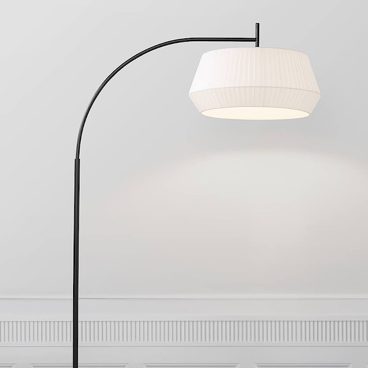 Lampa podłogowa Dicte biała  - zdjęcie 3