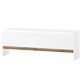 Ławka Hasielo 165x35 cm wariant: Dąb wotan / Biały
