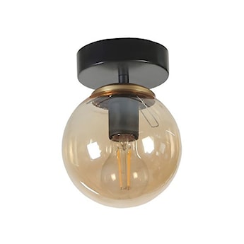 Plafon Stella czarno-bursztynowy