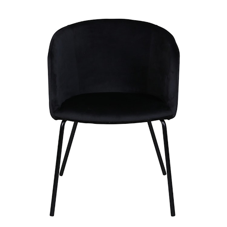 Krzesło tapicerowane Ressator czarny velvet  - zdjęcie 6