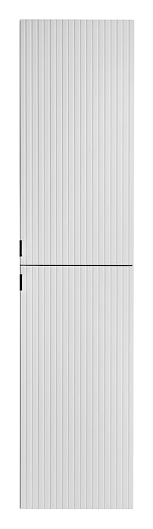 Regał łazienkowy Jamarti 35 cm wiszący z oświetleniem biały lamele  - zdjęcie 10