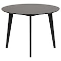 Stół okrągły Gemirro o średnicy 105 cm czarny  - zdjęcie 5