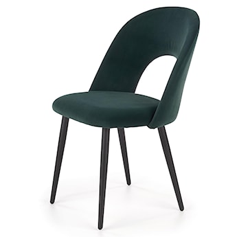 Krzesło tapicerowane Beive zielone
