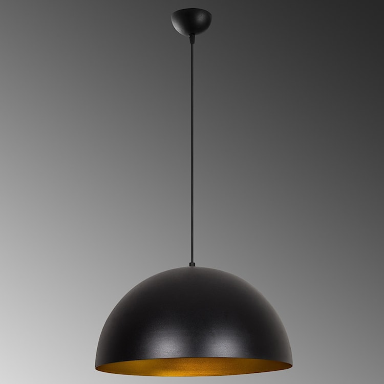 Lampa sufitowa Rientaki średnica 50 cm czarna  - zdjęcie 7