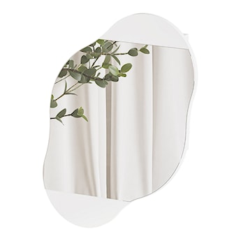 Lustro łazienkowe z szafką Hanned 75x60 cm białe