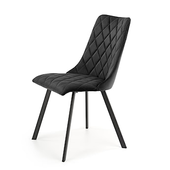 Krzesło tapicerowane Dreasies czarne