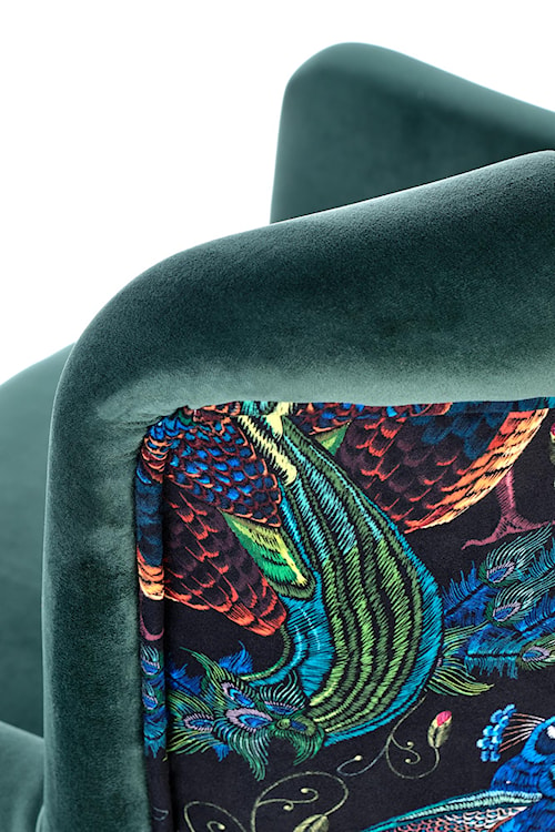 Fotel wypoczynkowy Assalish zielony velvet  - zdjęcie 7