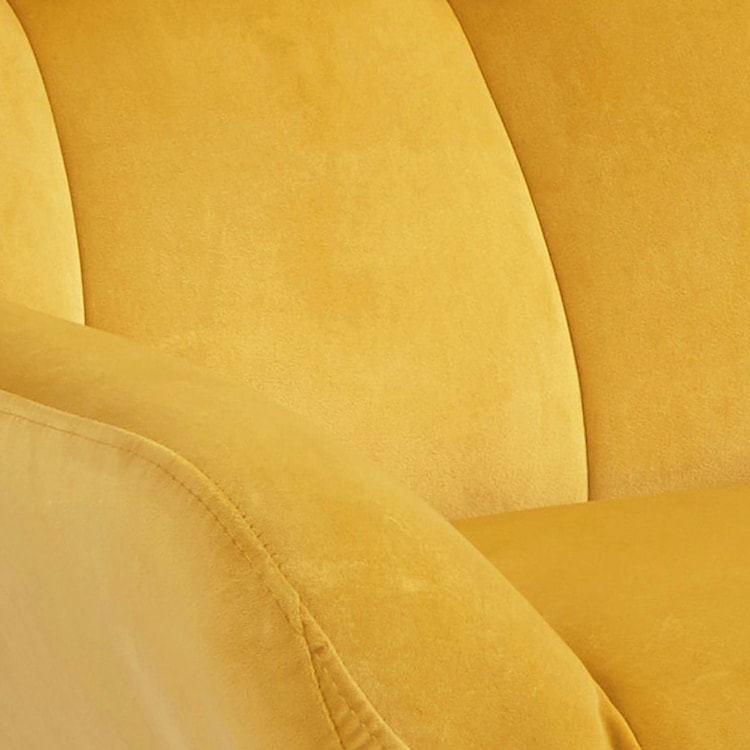 Fotel obrotowy Sherley żółty  - zdjęcie 12
