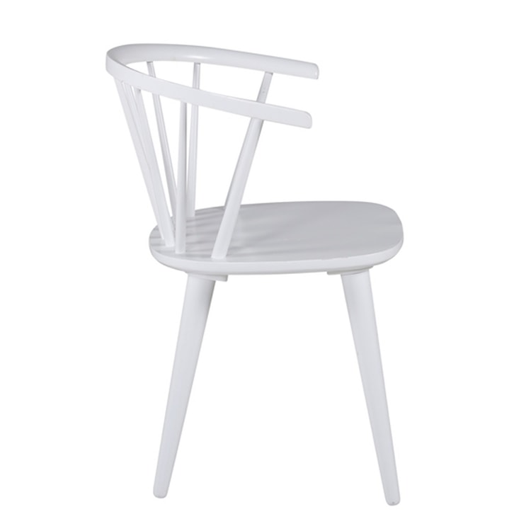 Krzesło drewniane Garfew białe  - zdjęcie 8