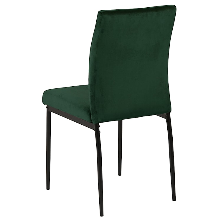 Krzesło tapicerowane Todiar ciemnozielone  - zdjęcie 2