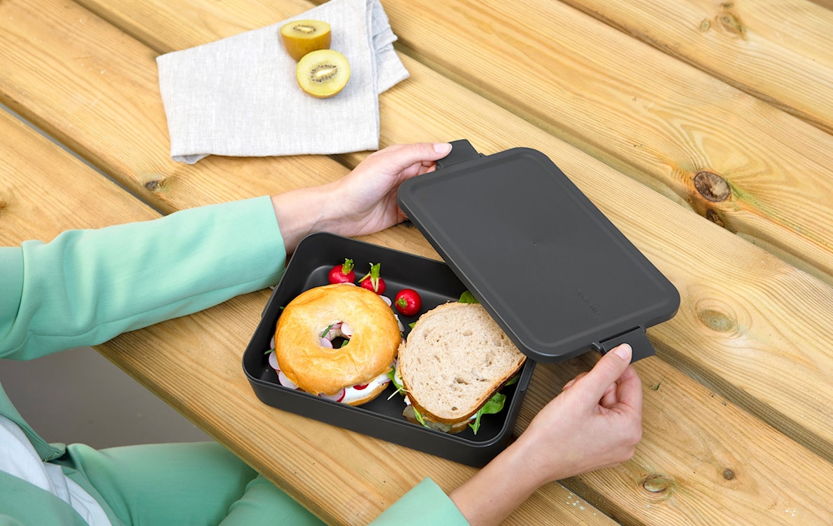 Pojemnik na lunch Make & Take 2L ciemnoszary  - zdjęcie 3